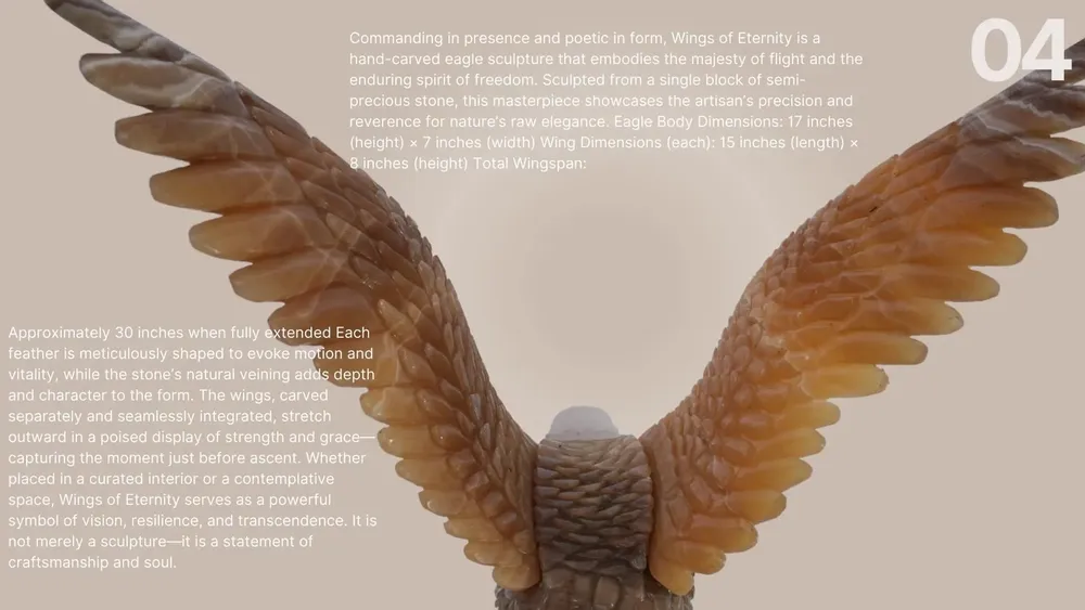 Sculptures, statuettes and miniatures - Wings of Eternity - PRESTONEX DESIGN PVT LTD