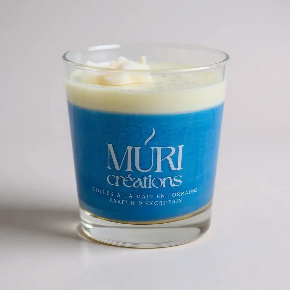 Gifts - Cotton Flower Scented Candle - 200ml - MURI CREATIONS