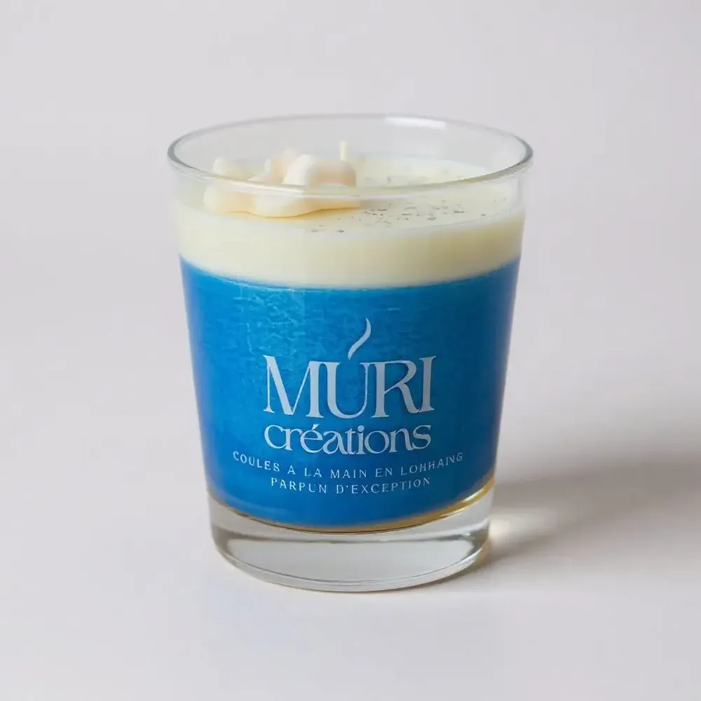 Gifts - Cotton Flower Scented Candle - 200ml - MURI CREATIONS
