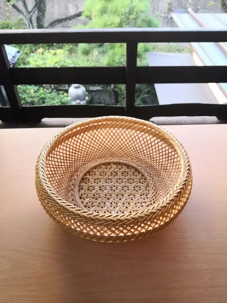 Objets de décoration - Corbeille "Teppachi" en bambou tressé - ATELIER BRINS DE MALICE - VANNERIE D'ART