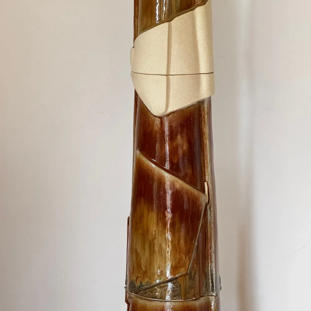 Céramique - Lampadaire totem obélisque - FUOCO collection - DI VINCENZO POUJOULA