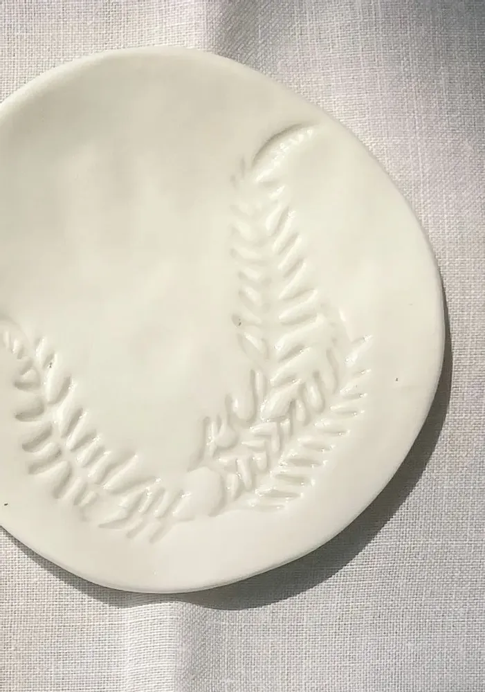 Everyday plates - Incense cups - porcelain, handmade, made in France - TOTEM NATURE