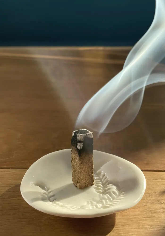 Everyday plates - Incense cups - porcelain, handmade, made in France - TOTEM NATURE