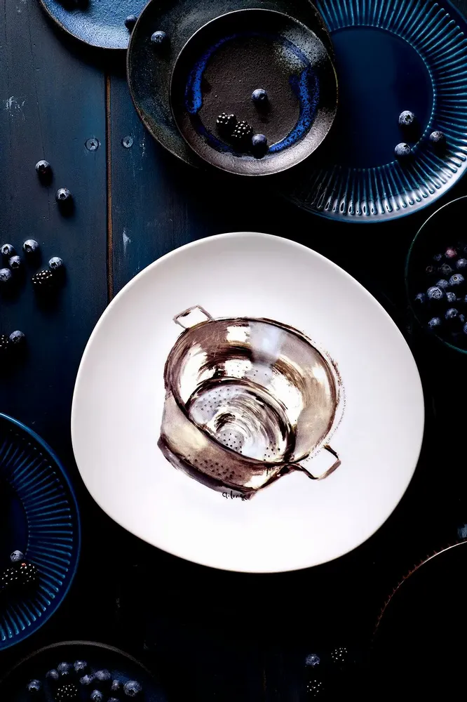 Gifts - Drainer Porcelain Plate - A.LORETTE