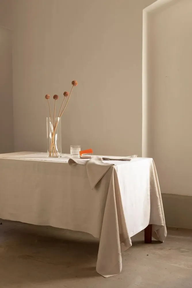 Linge de table textile - CLIO – Serviette de table en pur lin lavé - NORA V