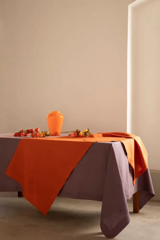 Linge de table textile - CLIO – Serviette de table en pur lin lavé - NORA V