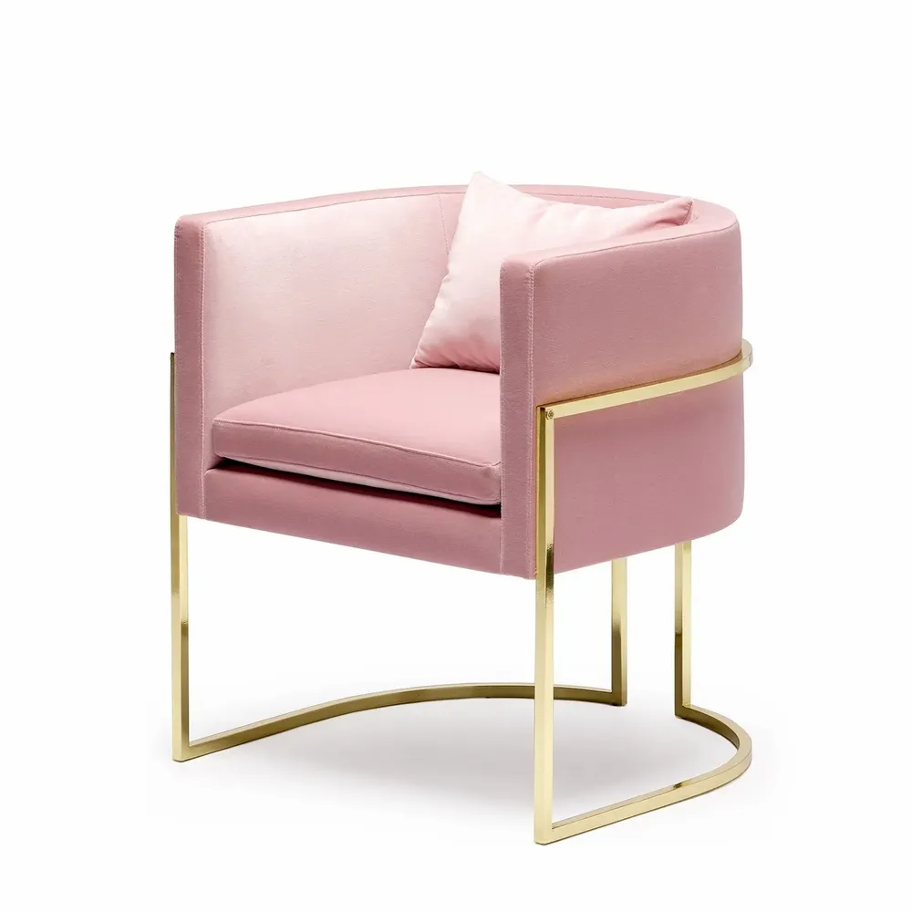 Chairs - Julius Chair in Brass and Velvet - DUISTT