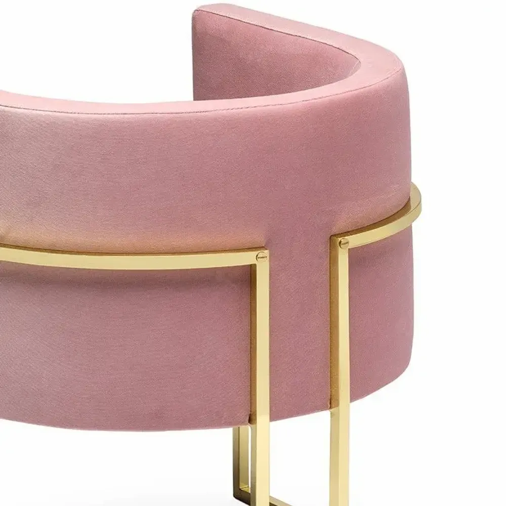Chairs - Julius Chair in Brass and Velvet - DUISTT