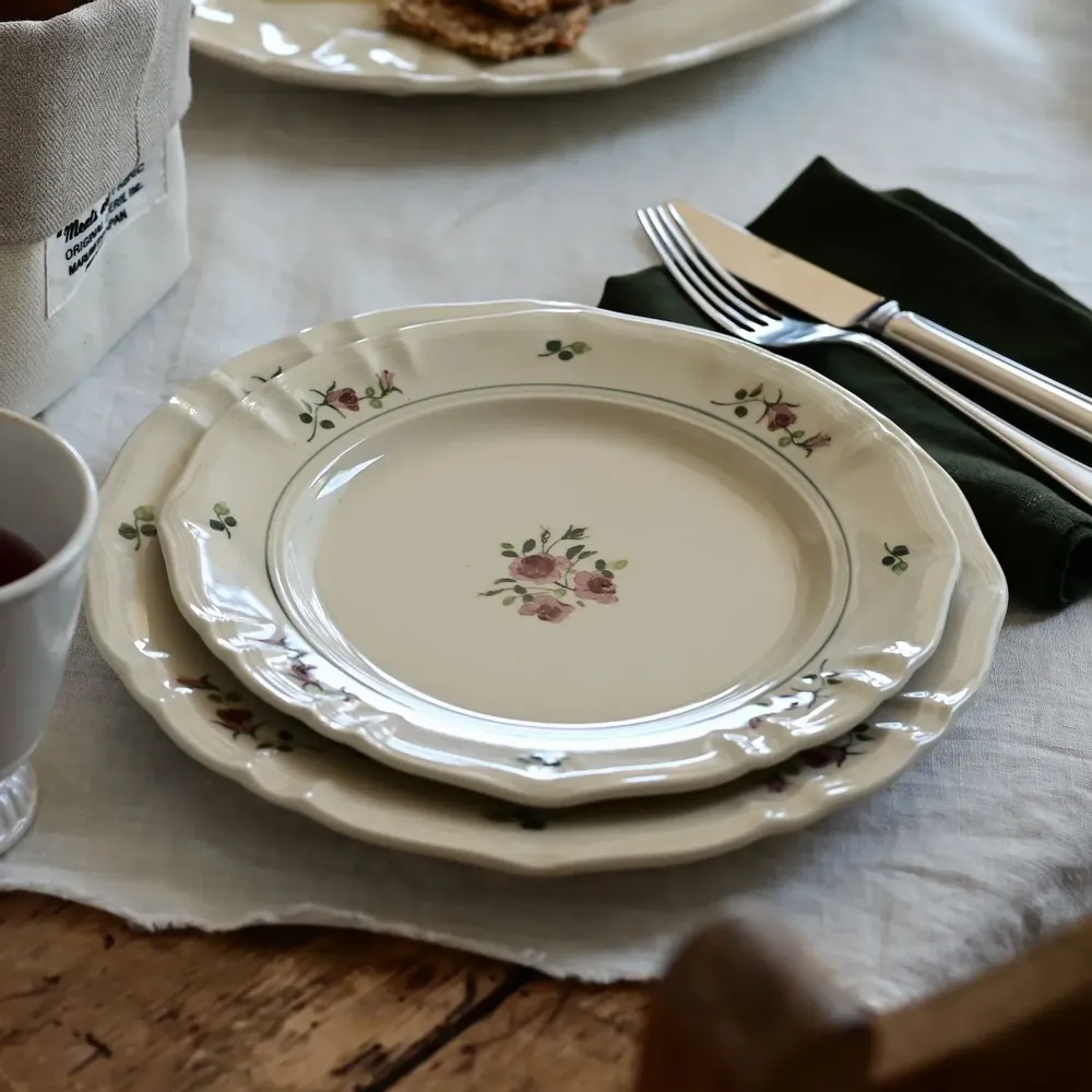 Everyday plates - Rosier - MARUMITSU POTERIE