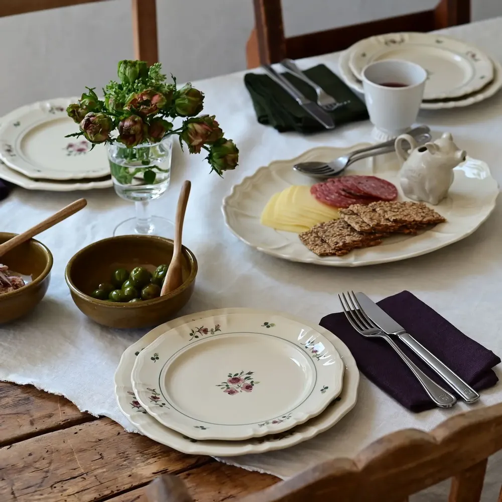 Everyday plates - Rosier - MARUMITSU POTERIE