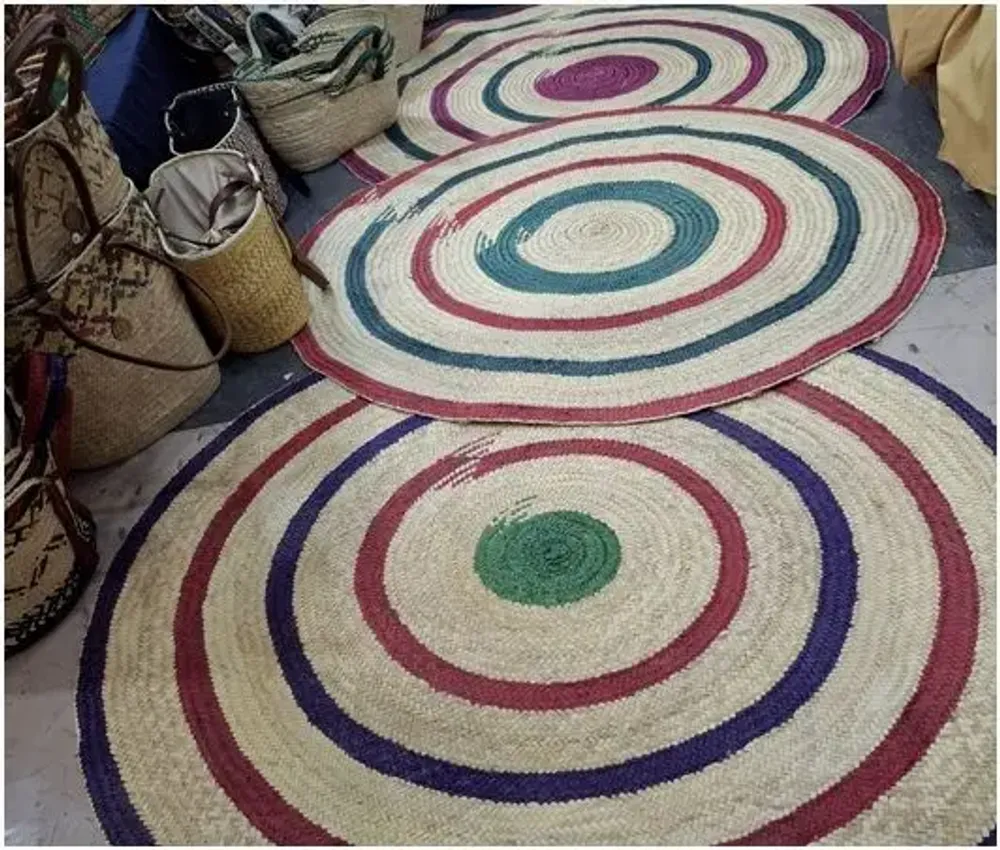 Design carpets - Folla Couffin Traditionnel - ARTISANAT DE TUNISIE
