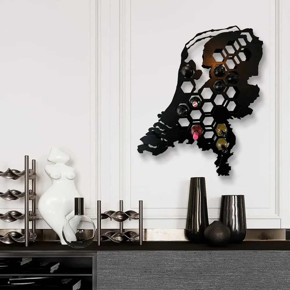 Services - Netherlands Steel Wall Wine Rack – Holds up to 24 Bottles - INCREDIBLE DESIGNS