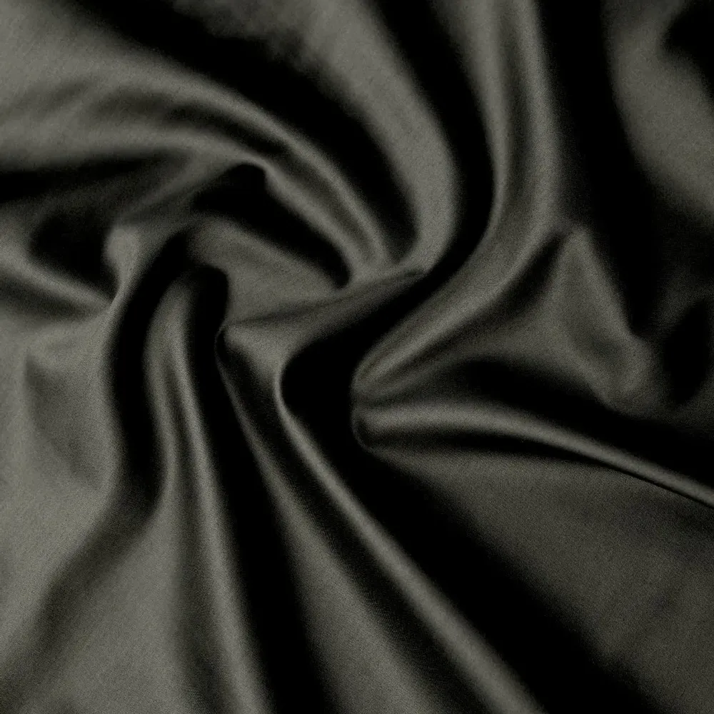 Bed linens - Sateen Pillowcase 50x70cm, Black - DILIOS