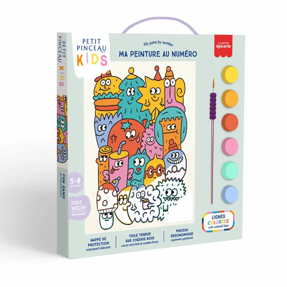 Loisirs créatifs pour enfant - Coffret peinture au numéro - KIDS - LA PETITE EPICERIE