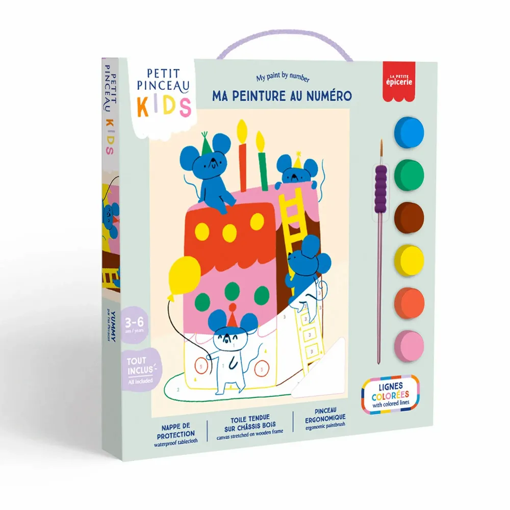 Loisirs créatifs pour enfant - Coffret peinture au numéro - KIDS - LA PETITE EPICERIE