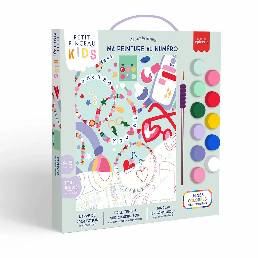 Loisirs créatifs pour enfant - Coffret peinture au numéro - KIDS - LA PETITE EPICERIE