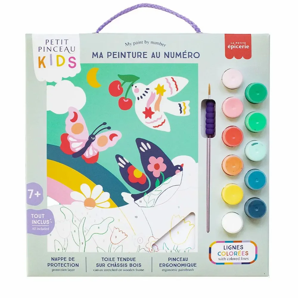 Loisirs créatifs pour enfant - Coffret peinture au numéro - KIDS - LA PETITE EPICERIE