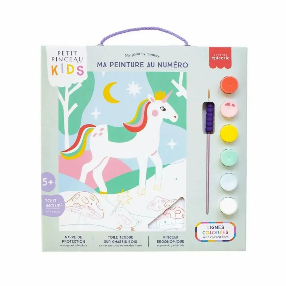 Loisirs créatifs pour enfant - Coffret peinture au numéro - KIDS - LA PETITE EPICERIE