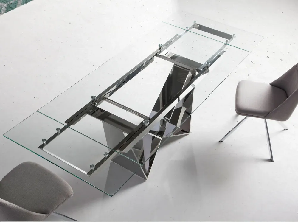 Dining Tables - Extendable glass dining table - ANGEL CERDÁ