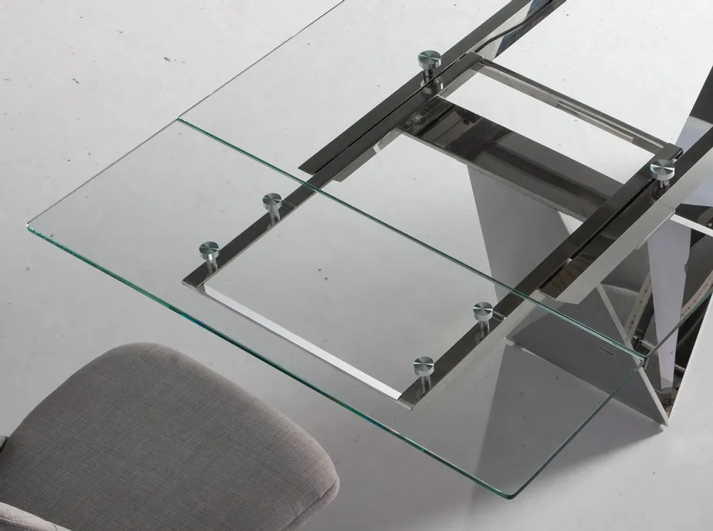 Dining Tables - Extendable glass dining table - ANGEL CERDÁ