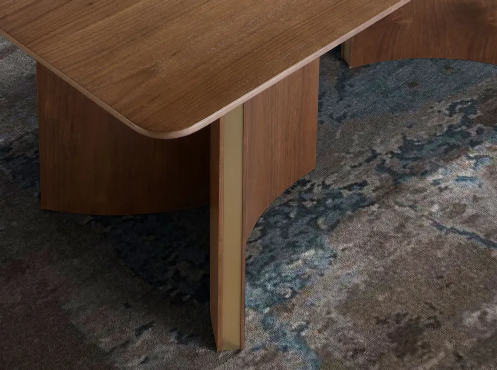 Dining Tables - Dining table in walnut wood - ANGEL CERDÁ