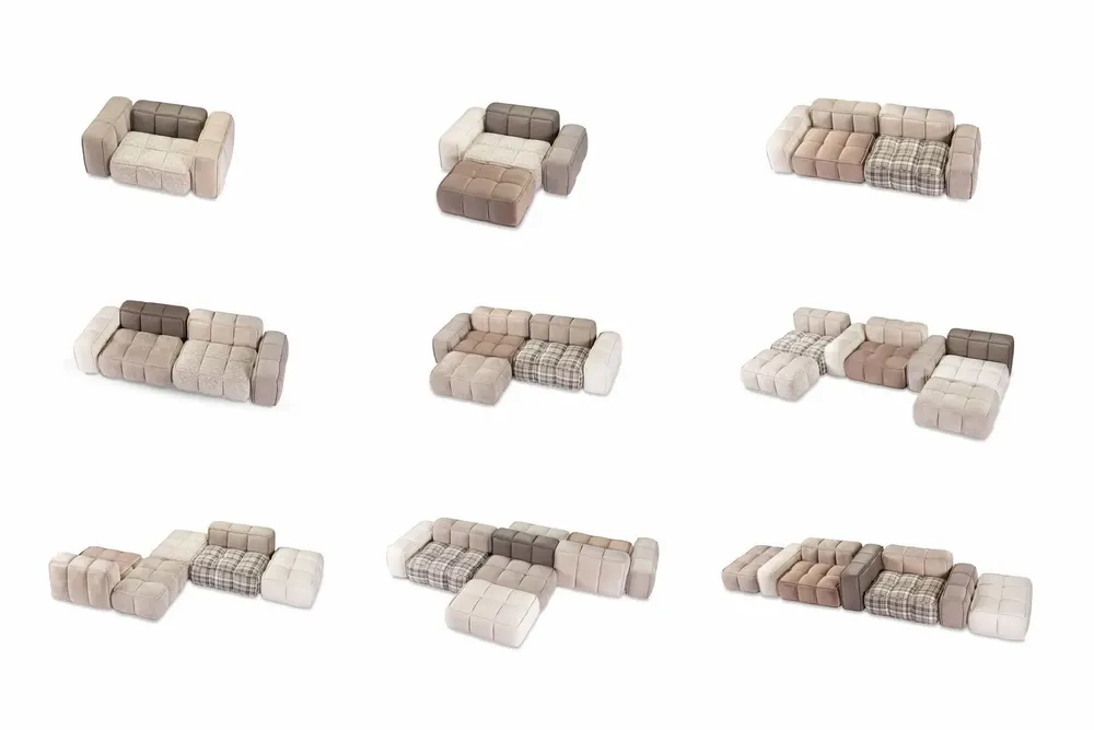 Sofas for hospitalities & contracts - RUBIC modular sofa - STYLE HOME CONTRACT
