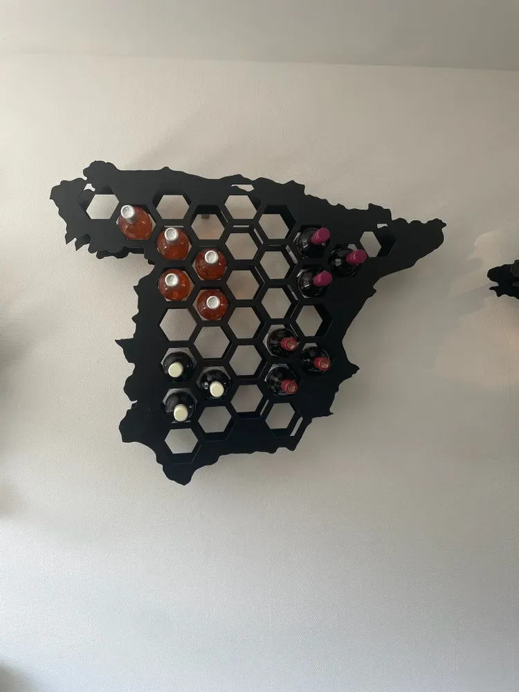 Services - Spain Steel Wall Wine Rack – Holds up to 33 Bottles - INCREDIBLE DESIGNS