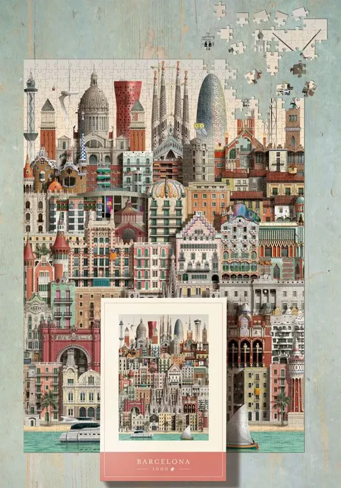 Gifts - Barcelona jigsaw Puzzle - MARTIN SCHWARTZ