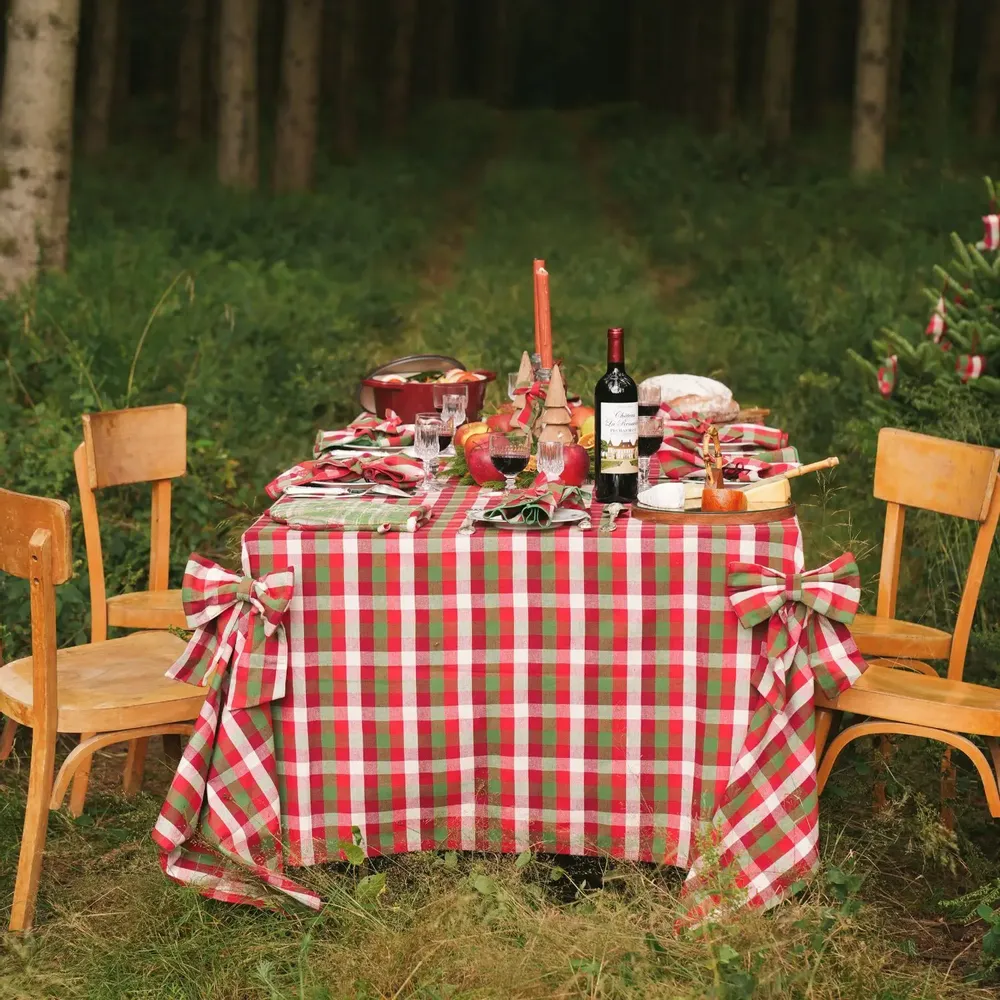 Linge de table textile - Tablecloth Kantine Chili - MAISON DÎNETTE