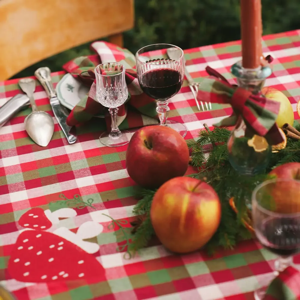 Linge de table textile - Tablecloth Kantine Chili - MAISON DÎNETTE
