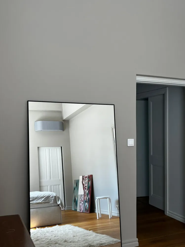 Miroirs - Grand miroir pleine longueur avec cadre noir (100x170cm) - SCANDINAVIAN GLASSFACTORY