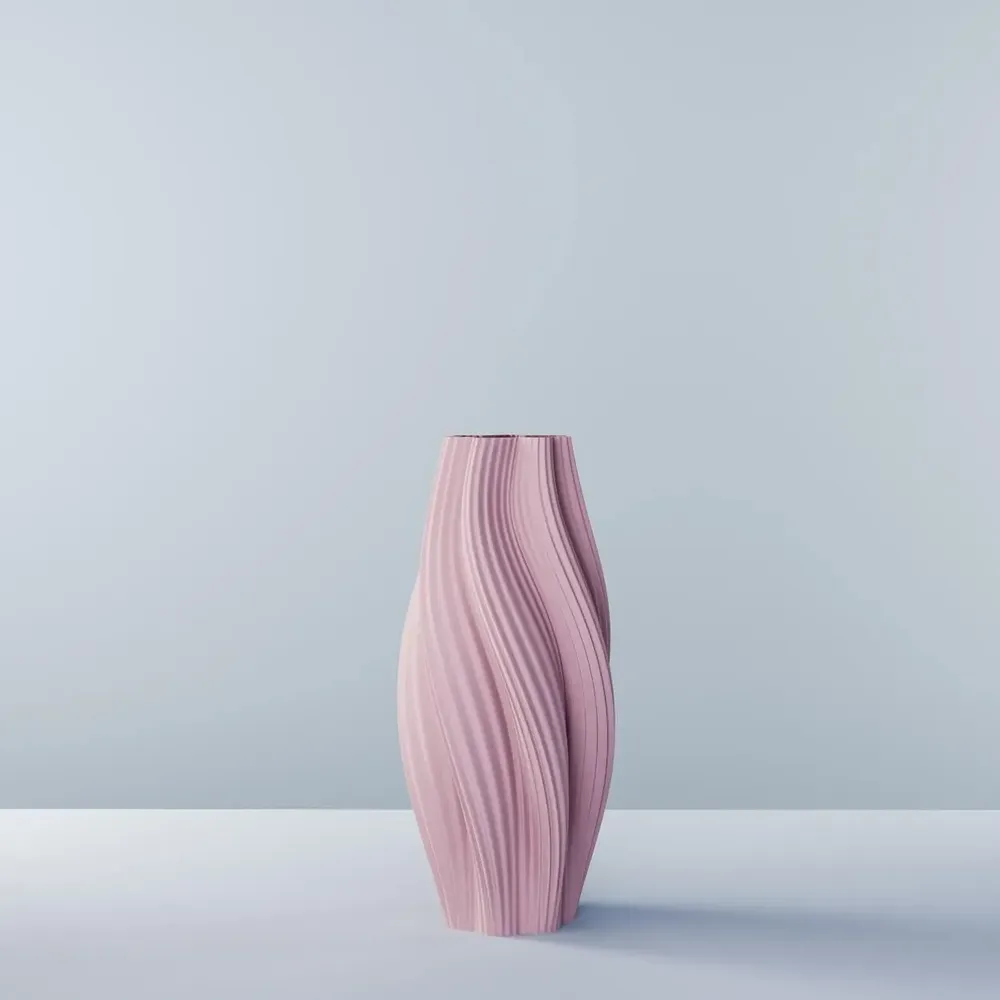 Aménagements pour bureau - Vase imprimé en 3D « Hot Ice Cream Slim » (crème glacée chaude) - AUURA