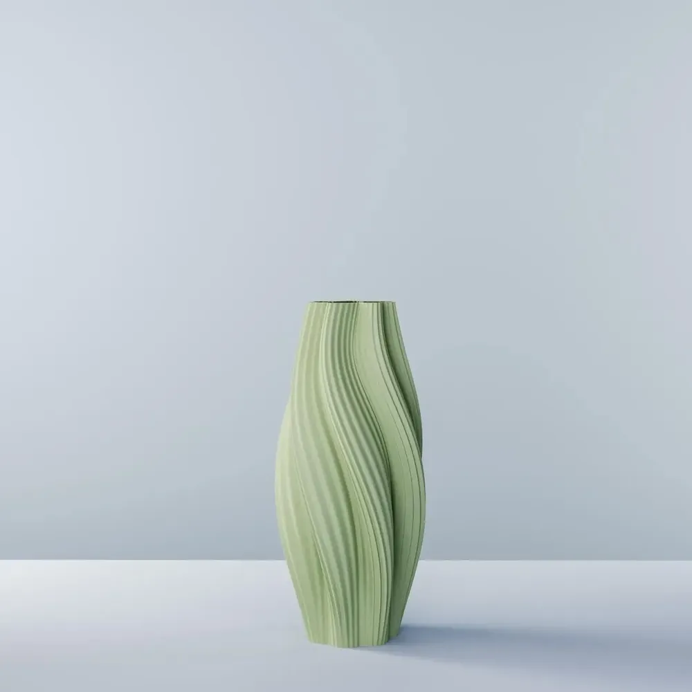 Aménagements pour bureau - Vase imprimé en 3D « Hot Ice Cream Slim » (crème glacée chaude) - AUURA
