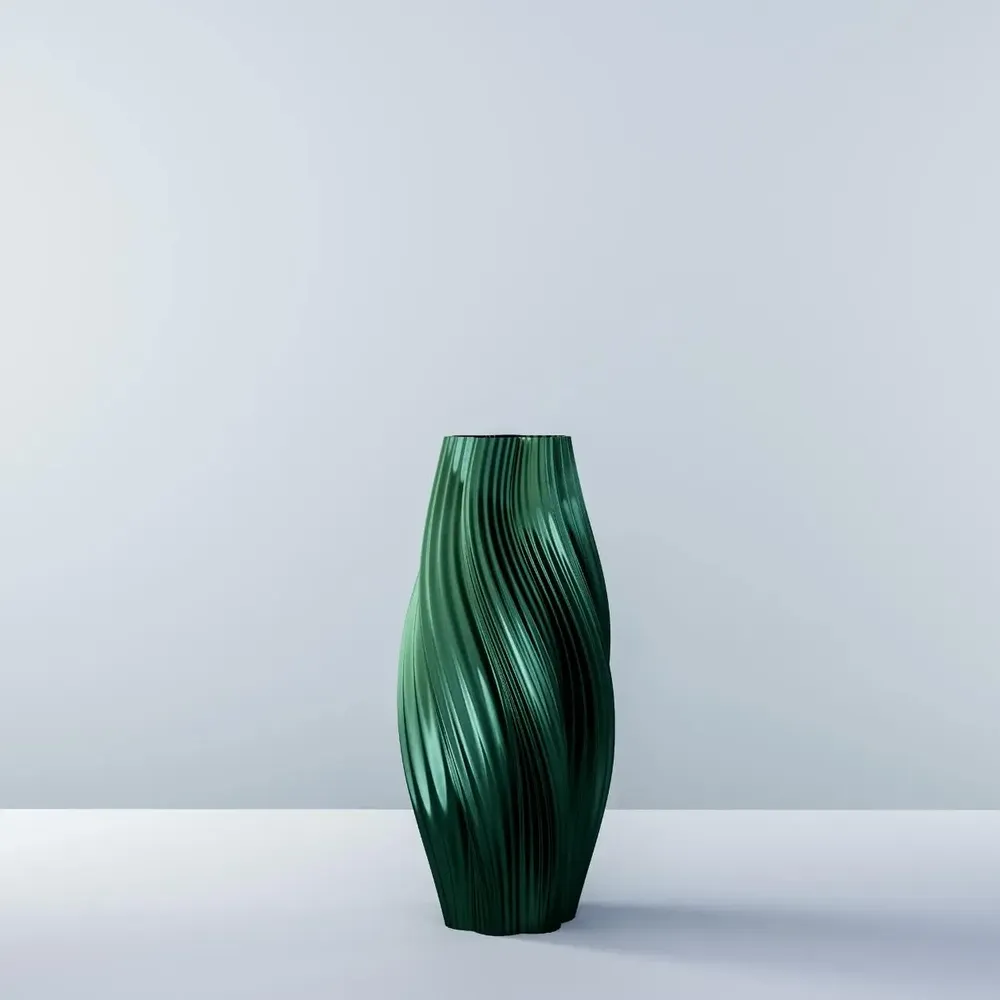 Aménagements pour bureau - Vase imprimé en 3D « Hot Ice Cream Slim » (crème glacée chaude) - AUURA