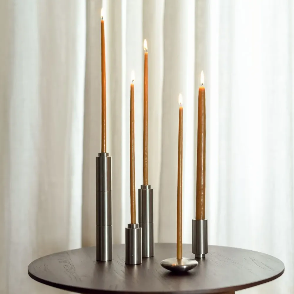 Objets de décoration - Bougeoir Galet en inox - MAISON PECHAVY