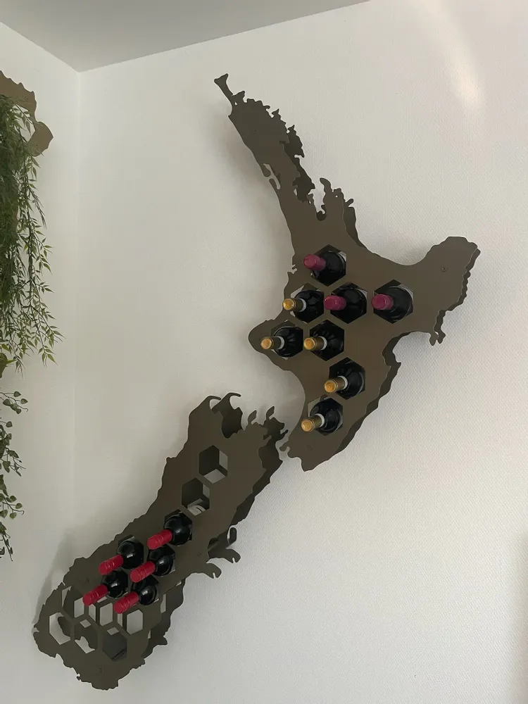 Services - New Zealand Wall-Mounted Steel Wine Rack – 22 Bottles - INCREDIBLE DESIGNS