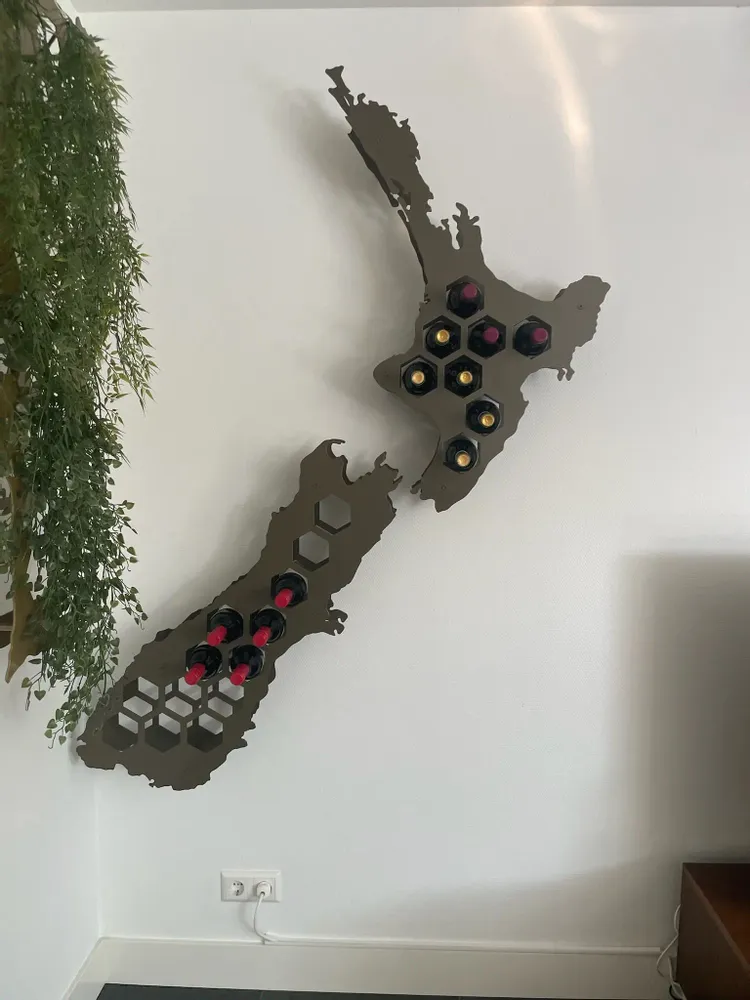 Services - New Zealand Wall-Mounted Steel Wine Rack – 22 Bottles - INCREDIBLE DESIGNS