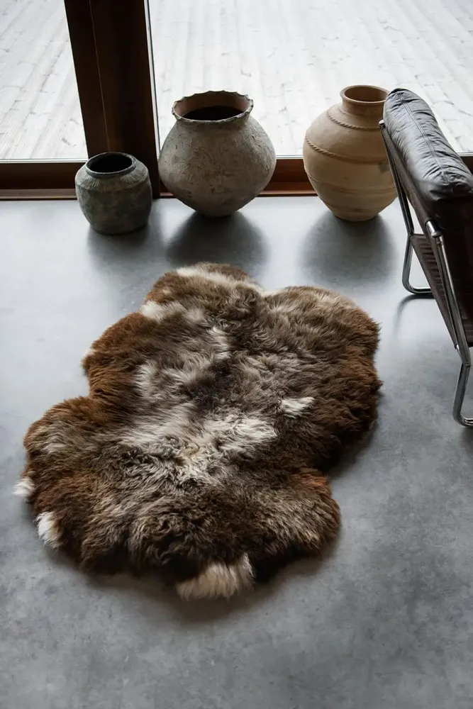 Autres tapis - Tapis en Peau de Mouton Naturelle – Race Rare - MELLOW CONCEPT STORE