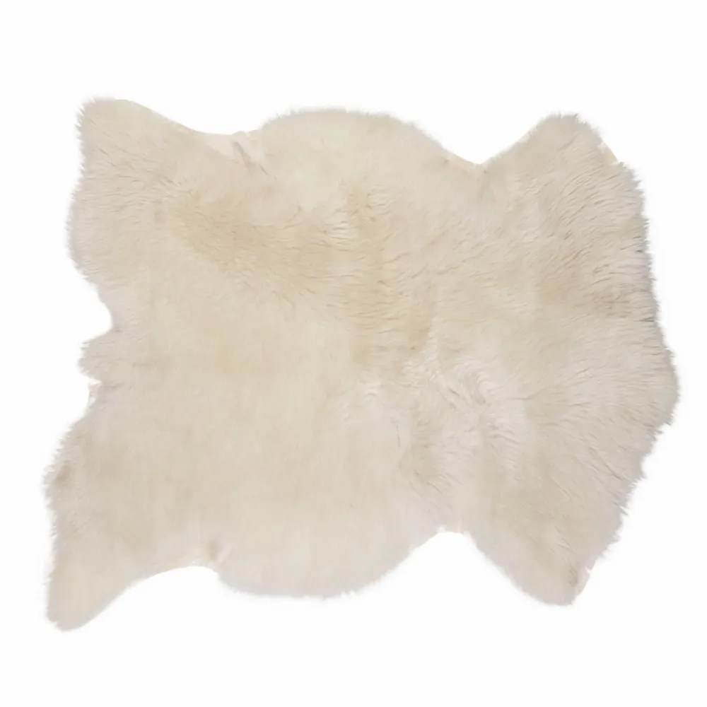 Autres tapis - Tapis en Peau de Mouton Naturelle – Ivoire - MELLOW CONCEPT STORE