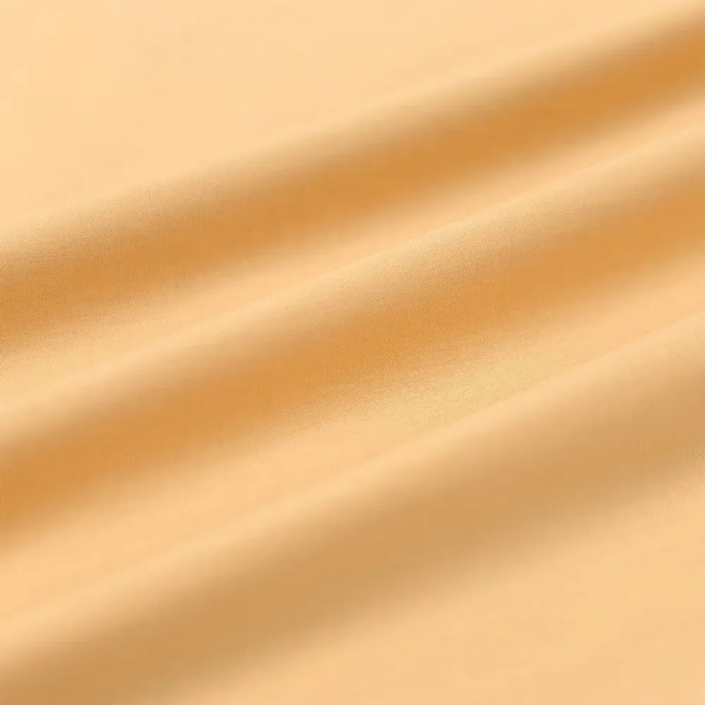 Linge de lit - Ensemble de 2 taies d'oreiller en coton, 50 x 70 cm, ocre - DILIOS