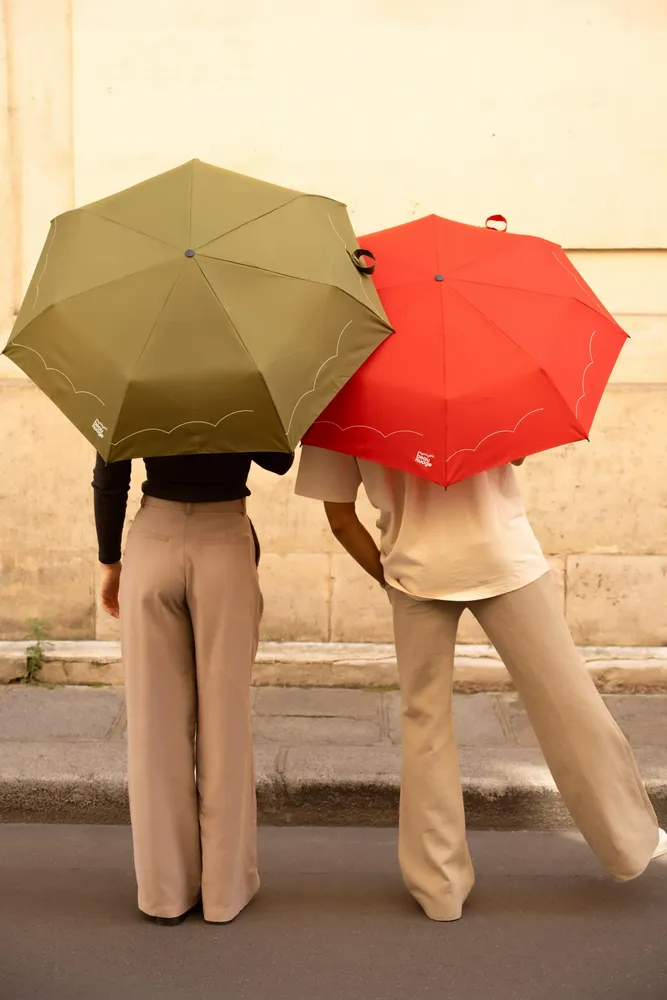 Leather goods - The Mini, eco-friendly umbrella with a patented absorbent cover - BEAU NUAGE