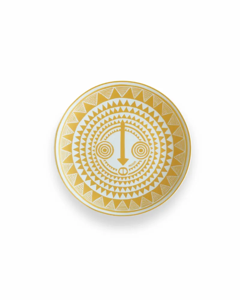 Assiettes de réception - Assiette dessert Weli Gold - MOJJERE