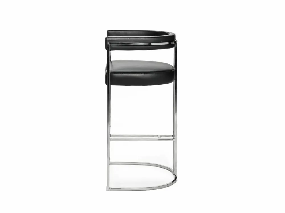 Tabourets - Tabouret de bar Julius en acier inoxydable - DUISTT