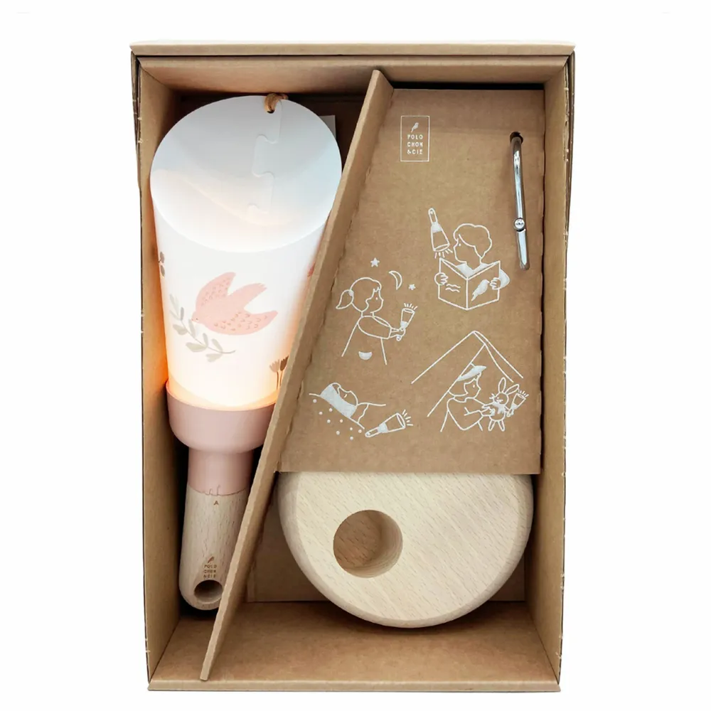 Customizable objects - Maison Polochon – 5-in-1 Nomadic Lamp Gift Set, Paloma design - MAISON POLOCHON