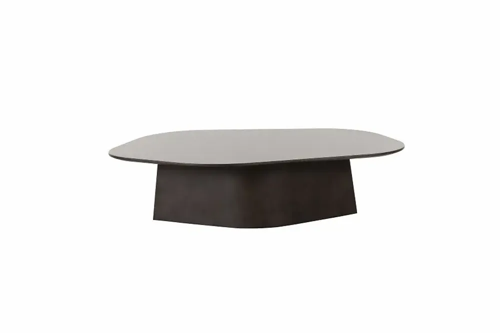 Coffee tables - S/2 TABLES ASS. 'NAMUR' BROWN/BLACK - FANCY