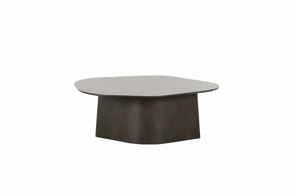 Coffee tables - S/2 TABLES ASS. 'NAMUR' BROWN/BLACK - FANCY