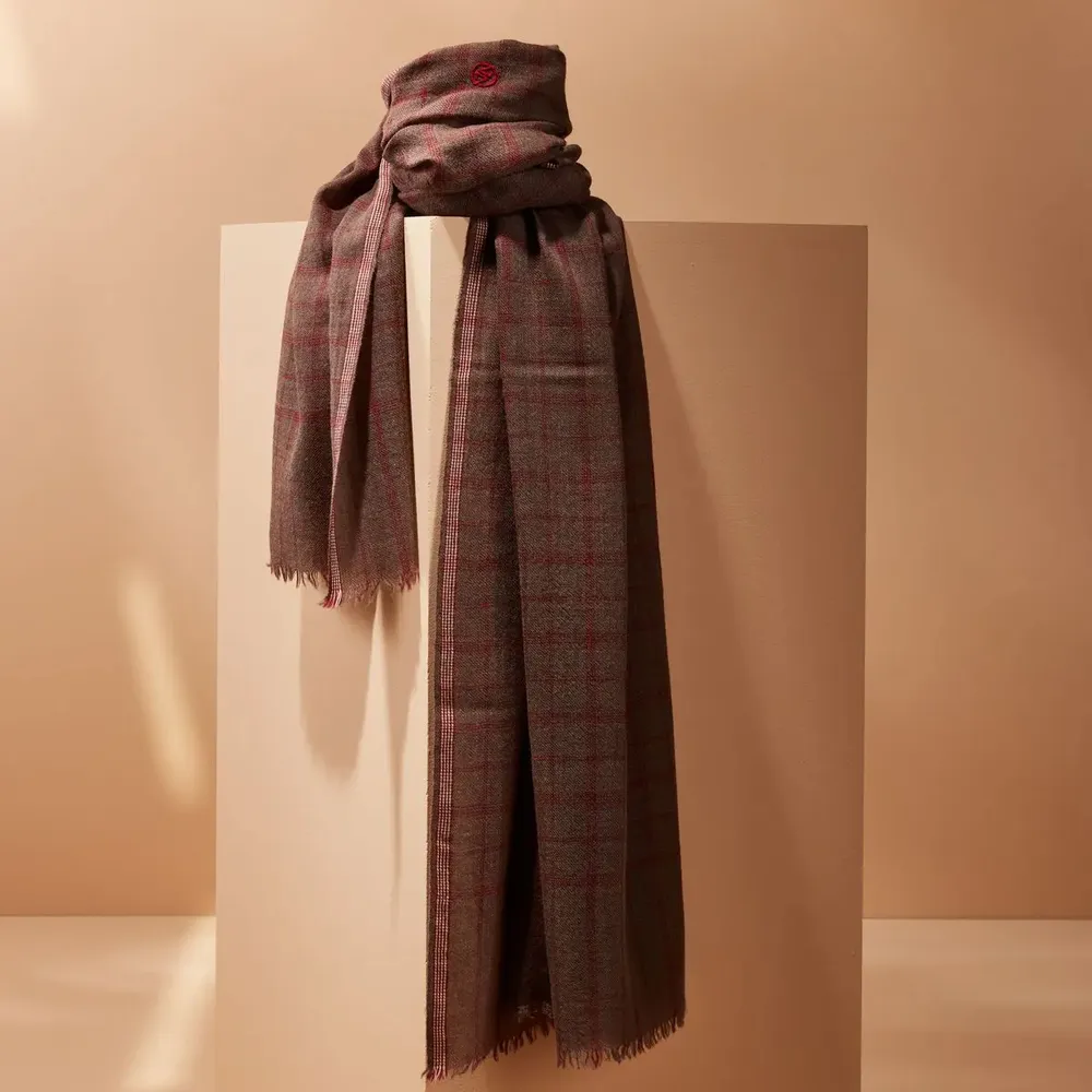 Scarves - Écharpe homme marron ALTYN EMEL - AV08 PARIS