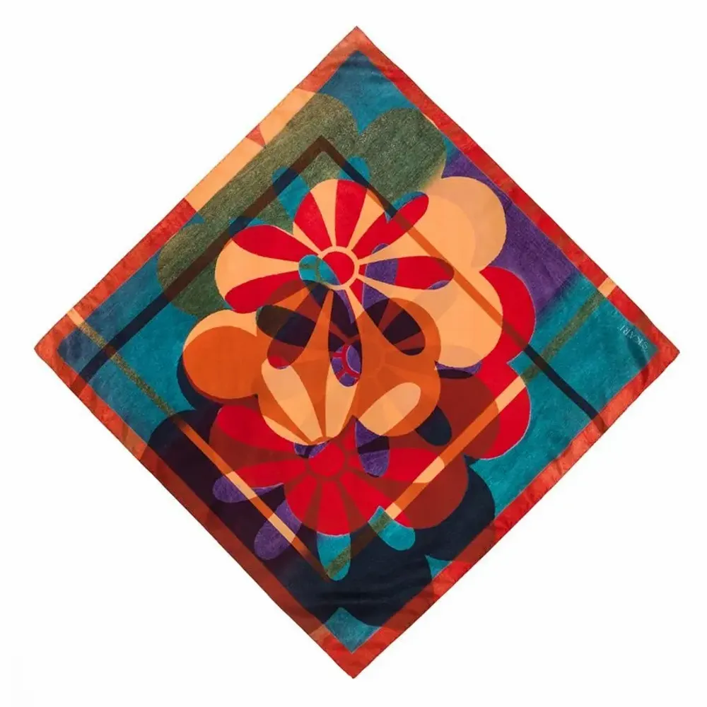 Scarves - Scarf "Flower Splash 70ties" - SKARF VIENNA