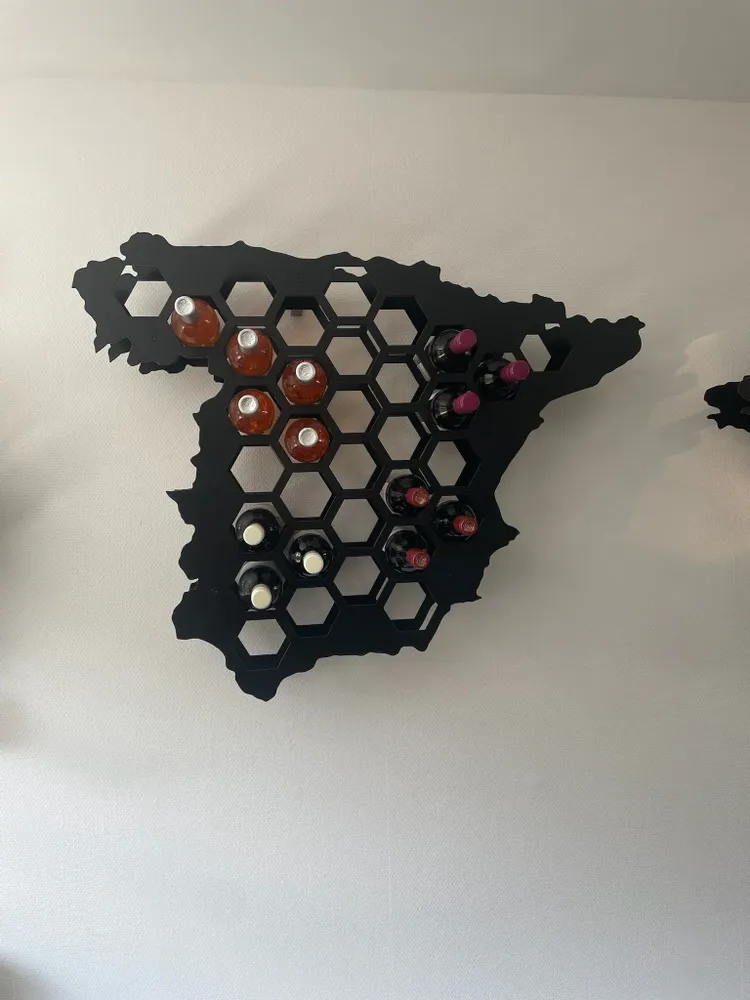 Services - Spain Wall-Mounted Steel Wine Rack – 33 Bottles - INCREDIBLE DESIGNS