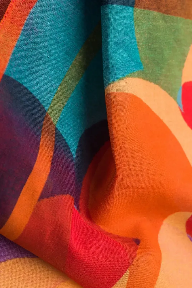 Scarves - Scarf "Flower Splash 70ties" - SKARF VIENNA